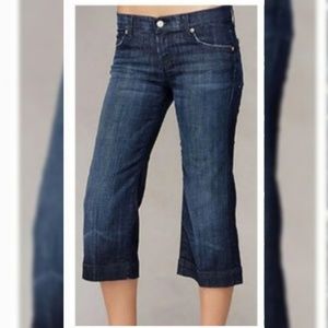 7 For All Mankind dojo cropped jeans